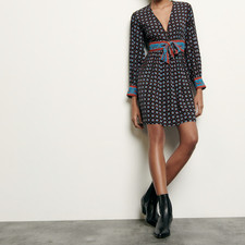 Sandro Paris Robe Courte Femme