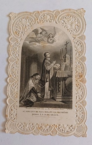 Ancienne image pieuse canivet - pieuse,