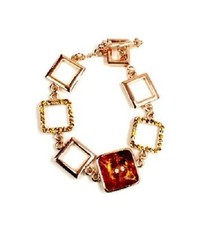 Faceted link bracelet made