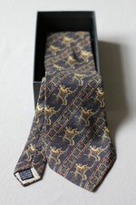 Cravate Pierre BALMAIN PARIS 100 % soie Made in France Vintage TBE