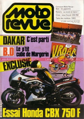 Moto revue 2636 honda cbx - moto,