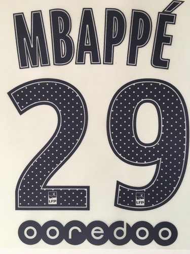 Flocage officiel psg mbappé - flocage,