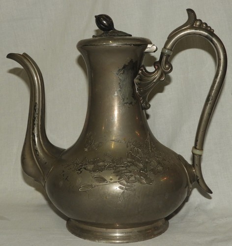 Cafetière ancienne métal - cafetière,