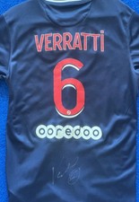 Maillot PSG Verratti Dédicacé 