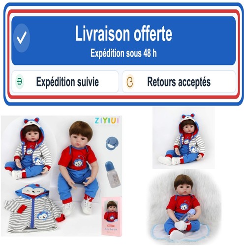Poupée reborn bébé garçon - reborn,