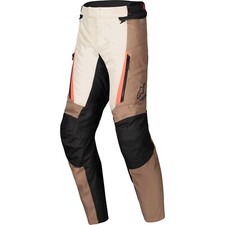 Hommes Moto Pantalon XL - Alpinestars ST-1 Wp - Khaki-Sand-Schwarz-Fluorot