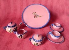 DINETTE service "Tête à tête" en faïence bretonne.