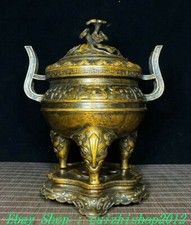 11.4'' Old Chinese Bronze Gilt