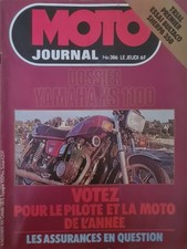 Magazine MOTO JOURNAL. n 386. 16 Novembre 1978. Yamaha XS 1100