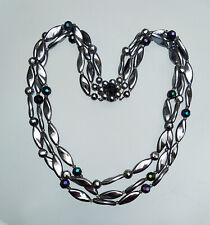 Ancien collier signé "Western Germany" antique costume jewelry necklace