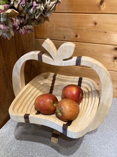 Corbeille fruits bois - corbeille, à