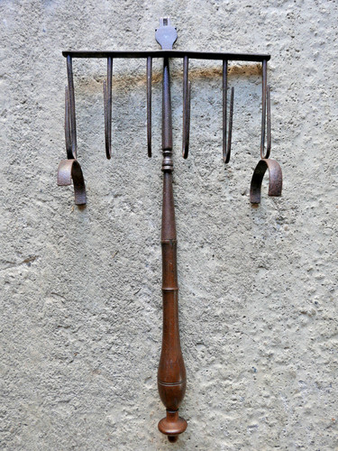 Ancien grille pain xixe - pain,