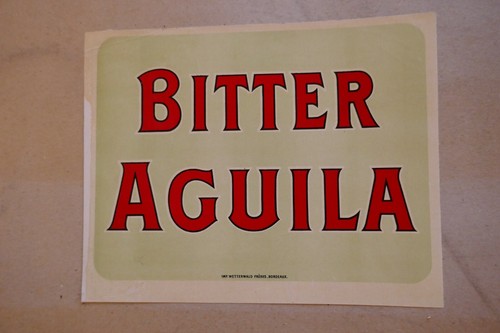 Affiche ancienne bitter - affiche,