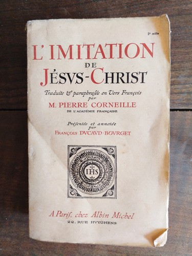Imitation jésus christ - de,
