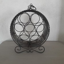 Porte bouteilles en fer forgé