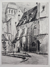 Eau forte Joanny Drevet 