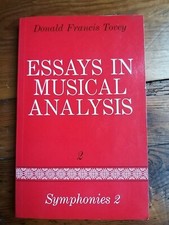 Essays In Musical Analysis Symphonies 2 Donald Tovey