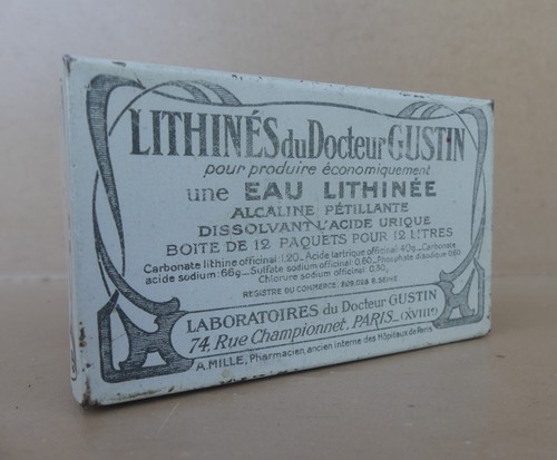 Ancienne boite lithinés - ancienne,