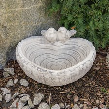 Coupe boire coeur oiseaux - à,