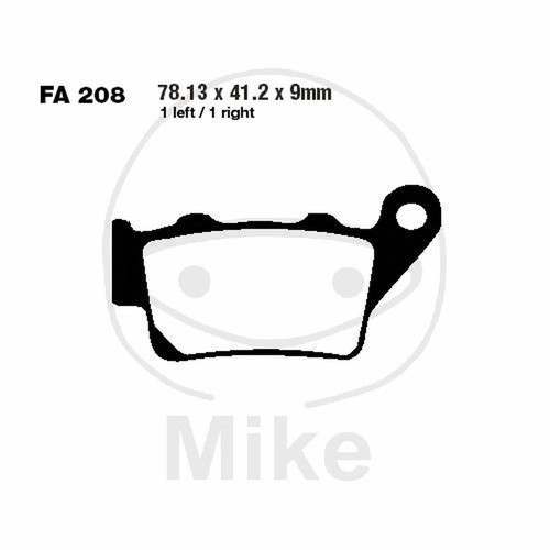 Paire plaquettes ebc - paire,