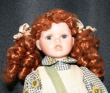 POUPEE TETE MAINS PIEDS PORCELAINE 40 CMS N° 8