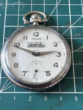 Montre gousset JOPEL mécanique cadran  locomotive train Pacifique en métal