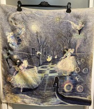 foulard en soie vintage de MAGGY ROUFF  créatrice parisienne en excellent état