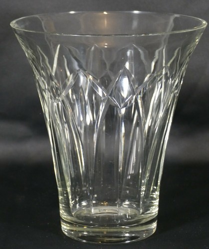 Vase cristal taillé - en,