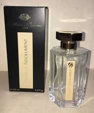 FLACON RARE 100 ml VIDE BOITE D'ORIGINE VANILLE ABSOLUMENT ARTISAN PARFUMEUR