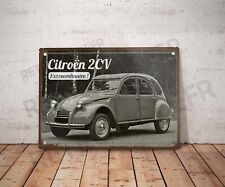 Plaque métal vintage citroen