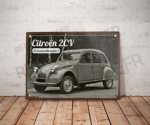 Plaque métal vintage - , citroen