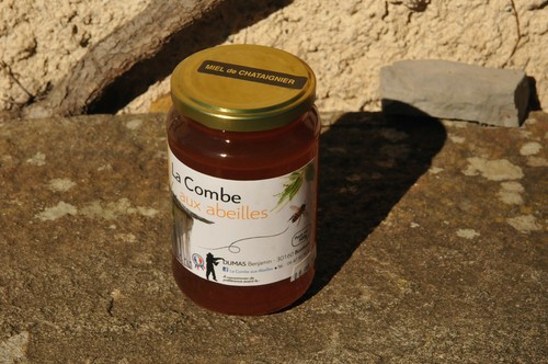 Miel châtaignier 500g - miel, châtaignier,