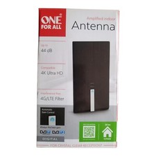 Antenne intérieure ONE FOR ALL SV9425 amplifiée 44dB 4K UltraHD Ultra plate 25km