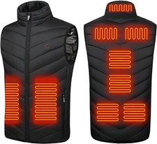  Gilet Chauffant électrique pour Homme et Femme, veste chauffage usb