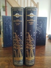 JULES VERNE L'Ile Mystérieuse En 2 Volumes  ÉDITION JEAN De BONNOT 1976 