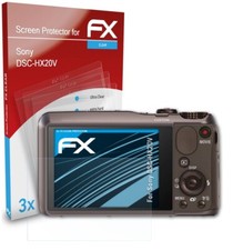 atFoliX 3x Film Protection d'écran pour Sony DSC-HX20V Protecteur d'écran clair