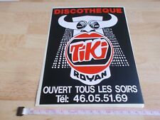 Autocollant Discothèque TIKI - Royan