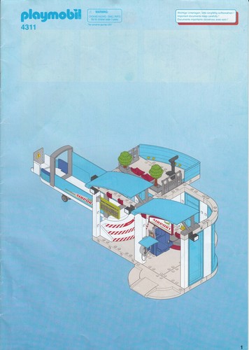 Notice playmobil 4311 terminal - playmobil,