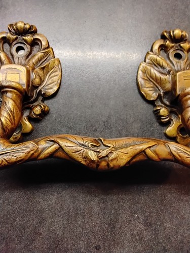 Art nouveau poignée bronze - art,