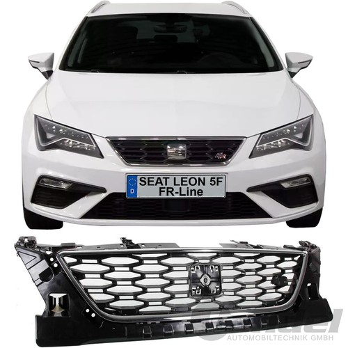 Grille radiateur sport noir - de,
