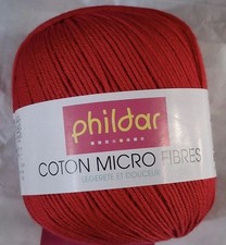 10 pelotes de coton Micro Fibres De PHILDAR 