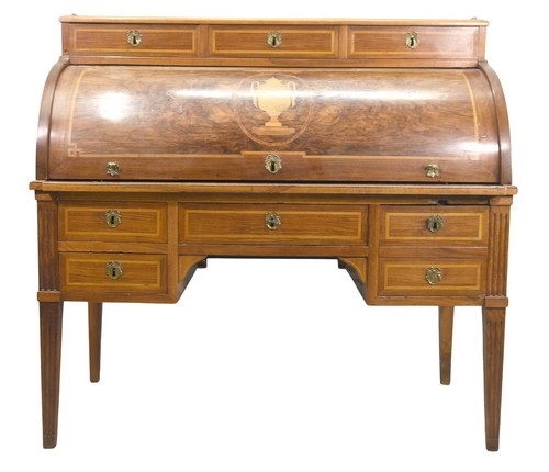 Bureau cylindre époque - bureau, d'époque