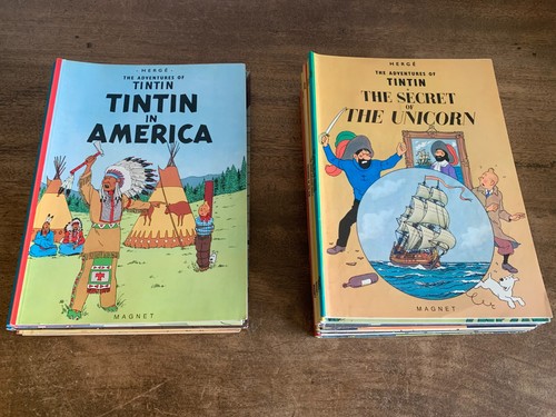 Lot tintin en anglais - tintin,