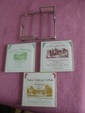 Lot de 3 dessous de bouteille