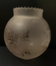 GLOBE BOULE  EN VERRE GRAVE