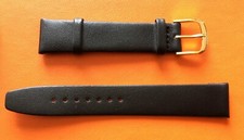 BRACELET DE MONTRE en CUIR VERITABLE 18 MMs VEAU MONTRE CLASSIQUE, LUXE ...