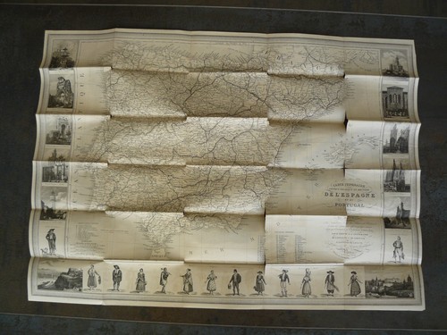 Carte itineraire physique - carte,