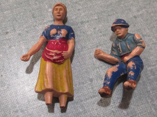 Figurines fermier fermiere - :,