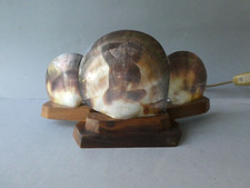 lampe Art Deco en bois