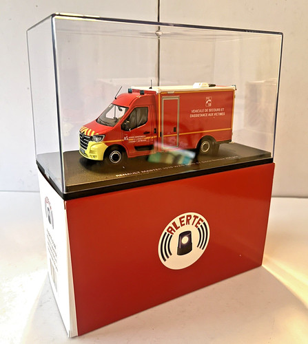 Alerte pompier renault - 1/43,